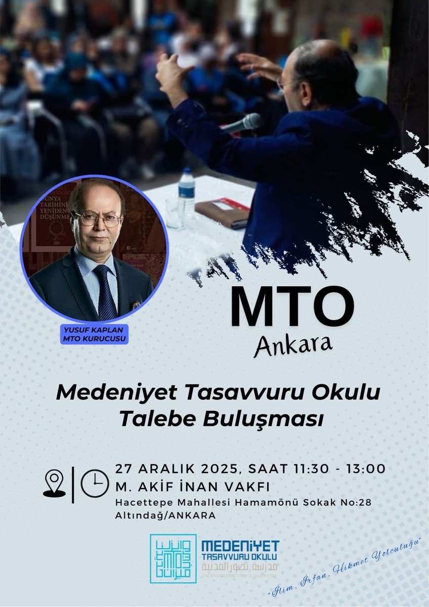Geleceğin İslam Kuşaklarını yetiştirmek, gelecekte Itriler, Gazeliler, İbnü Rüştler, yetişmesine öncülük edecek, bir dünya tasavvuru yolcuğu. <a href="/yenisafakwriter/">yusuf kaplan</a> <a href="/mtokurumsal/">Medeniyet Tasavvuru Okulu</a>