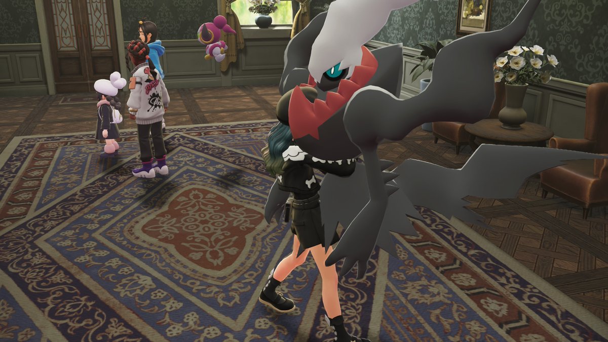 MY BABY! DARKRAI, MY BELOVED MYTHICAL! MY FAVORITE DARK-TYPE! You're safe  now and nothing will ever harm you again! Welcome to the team! 🥰  #PokemonLegendsZA #NintendoSwitch, image size:1200x675