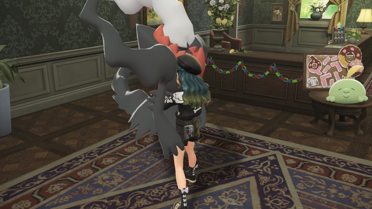 MY BABY! DARKRAI, MY BELOVED MYTHICAL! MY FAVORITE DARK-TYPE! You're safe  now and nothing will ever harm you again! Welcome to the team! 🥰  #PokemonLegendsZA #NintendoSwitch, image size:1200x675