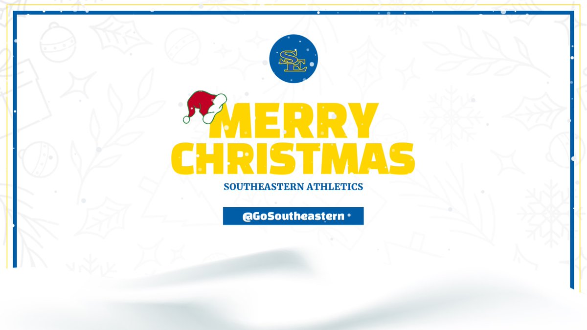 GoSoutheastern's tweet image. Merry Christmas and happy holidays from Southeastern Athletics! 🎄
