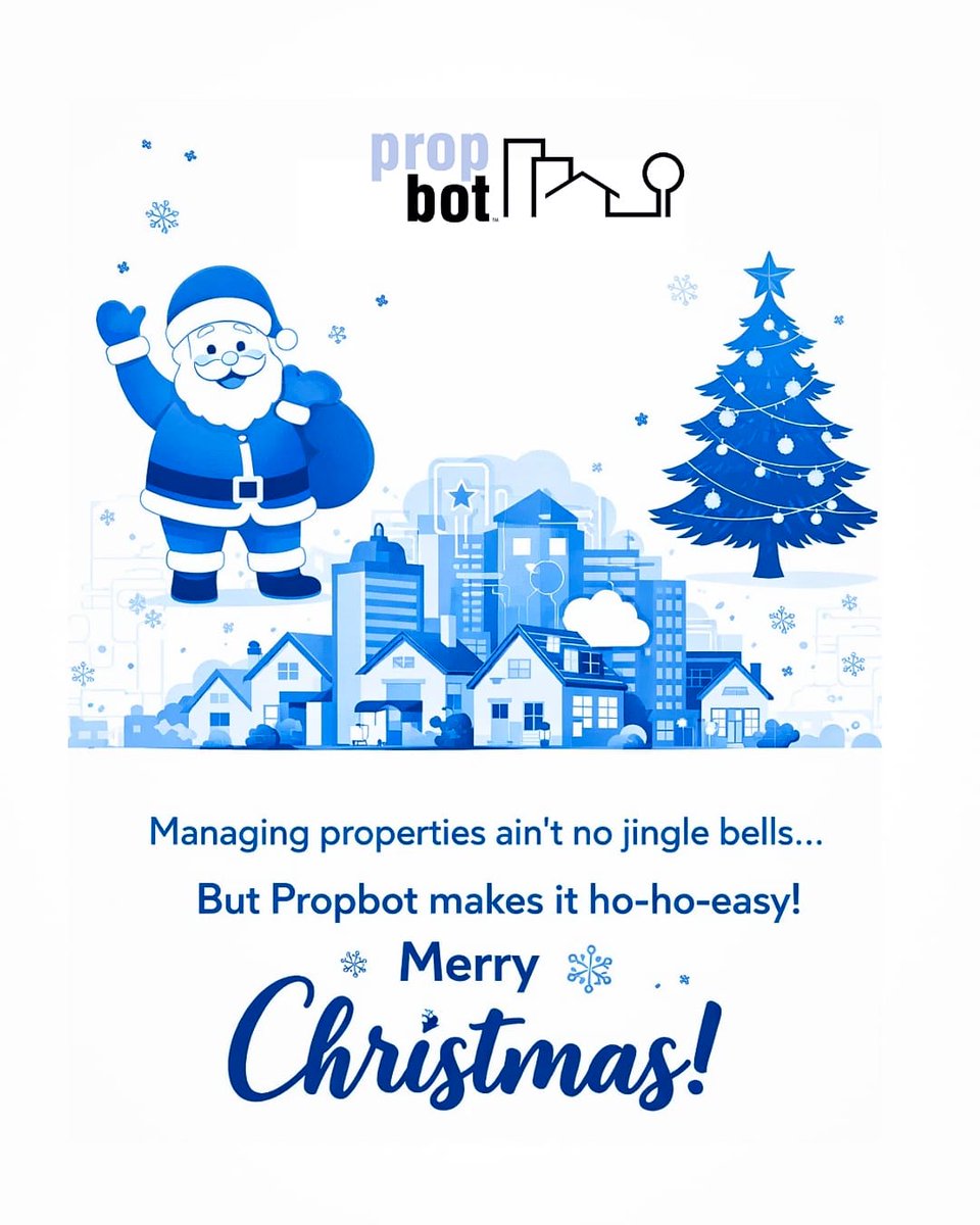 PropBot_com's tweet image. 🎄Manual property management doesn’t take holidays.

PropBot does the work anyway.

Here’s to a calmer, smarter 2026.
Merry Christmas &amp;amp; Happy New Year 🏠✨

#RealEstateAutomation #PropBot