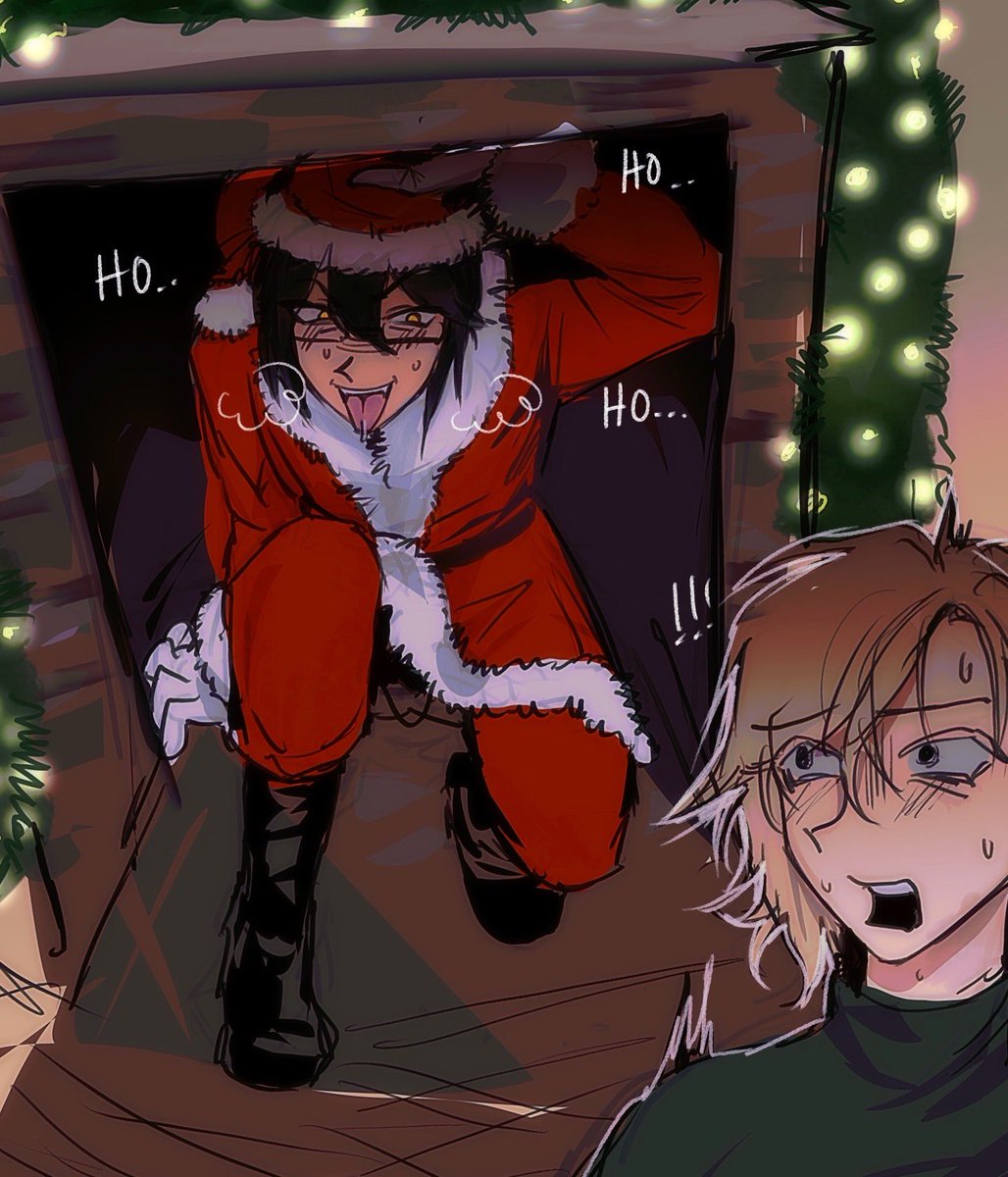 literallymeik's tweet image. Santa’s coming