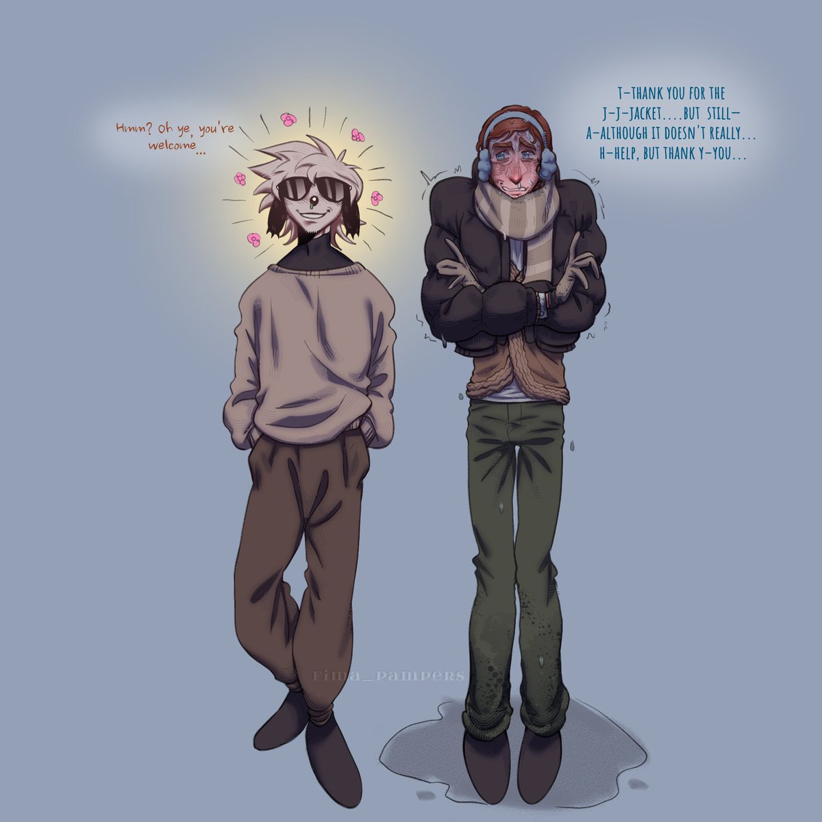 fimaaaa4's tweet photo. I need to post my work on more social networks because my arts can only be found on tiktok or telegram channel :((((
#dispatch #waterboy #dispatchoc https://t.co/Og31VjySme