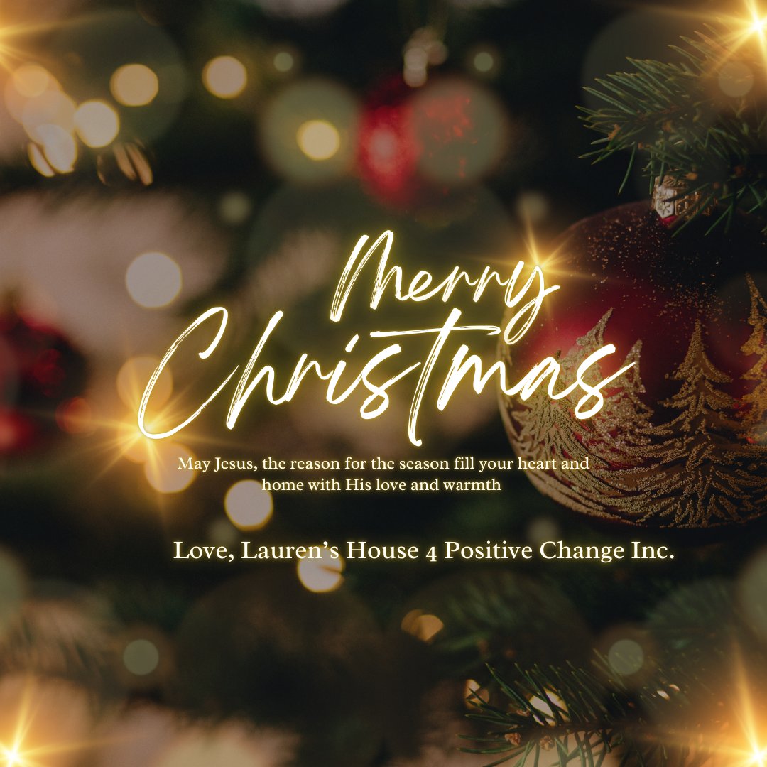 lh4pc's tweet photo. May Jesus, the reason for this  season fill your heart and home with His love and warmth. 

Love, Lauren's House 4 Positive Change Inc https://t.co/7srMWPbyn5
