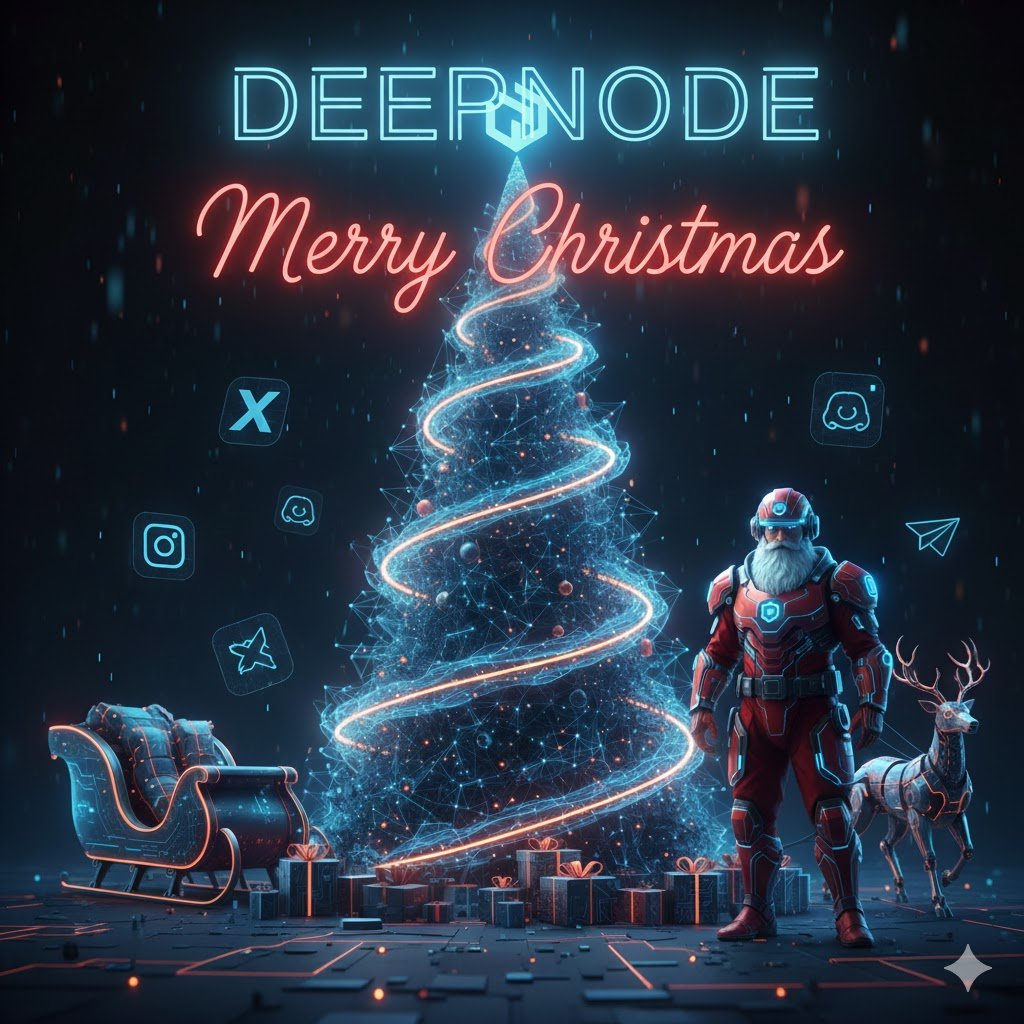 GhingaSuni19591's tweet image. Merry Christmas  @DeepNodeAI ! 🤖🎁
This holiday season, we're not just celebrating; we're building the future of Open Intelligence with every node! ✨
Thank you for being part of the decentralized AI.
#DeepNodeAI #MerryChristmas #AI #Web3 #Decentralized