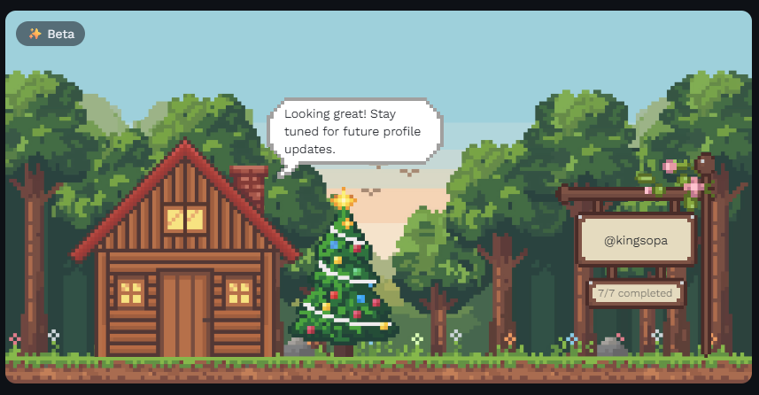 This christmas i got  from <a href="/Jihoz_Axie/">Jihoz.ron</a> a cute decoration for my profile

merry Xmass