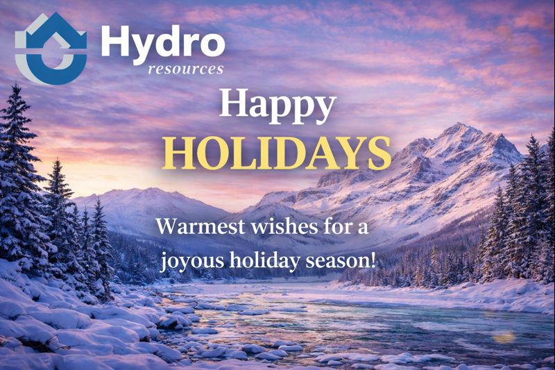 hydro_resources's tweet photo. ✨ Happy Holidays from Hydro Resources! ✨

As the year comes to a close, we want to thank our clients, partners, and team members for your trust and collaboration throughout the year. We wish you a joyful, safe, and peaceful holiday season filled with warmth and happiness. https://t.co/U2buozogGm