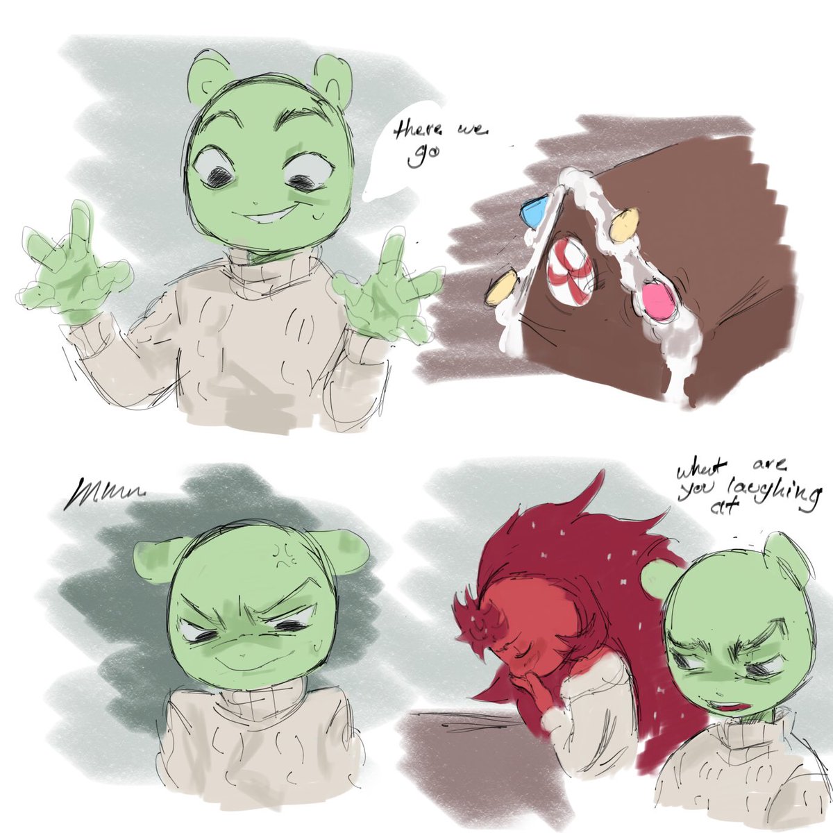 Gingerbread house 
🎄
#htf #happytreefriends