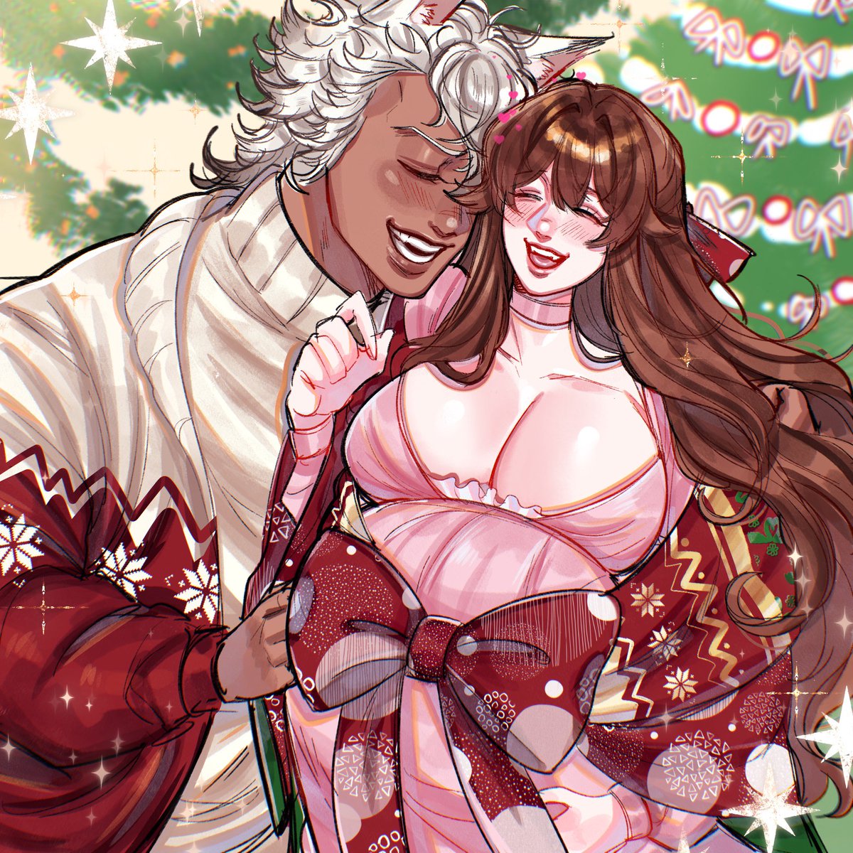 Geloz_BC's tweet photo. After party🎄🎀🐺 https://t.co/c1XWAl6wue