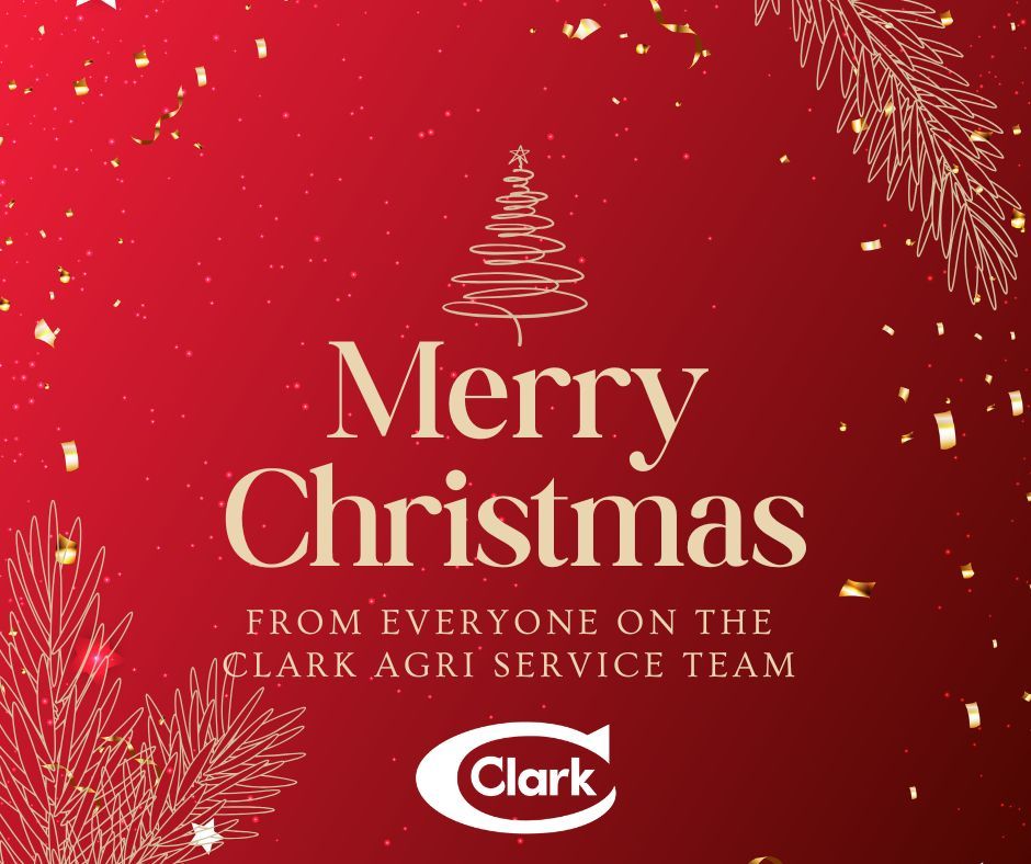 From all of us at Clark Agri Service, we wish you a Merry Christmas and Happy Holidays—stay safe, stay warm, and thank you to the farmers who make our holiday meals possible. 🎄❤️  
#MerryChristmas #HappyHolidays #ClarkAgriService #ThankAFarmer