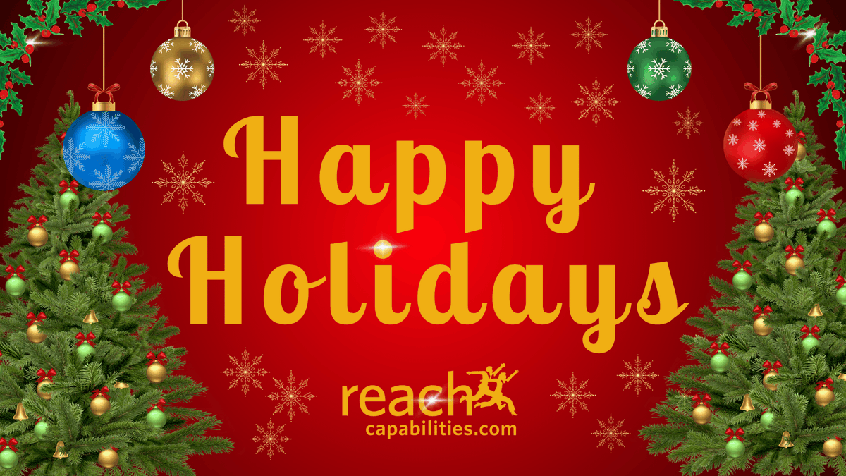 Happy Holidays. Wishing you a festive season filled with reflection, growth, gratitude, and joy. May you be surrounded by people who appreciate you for all your wonderful talents!