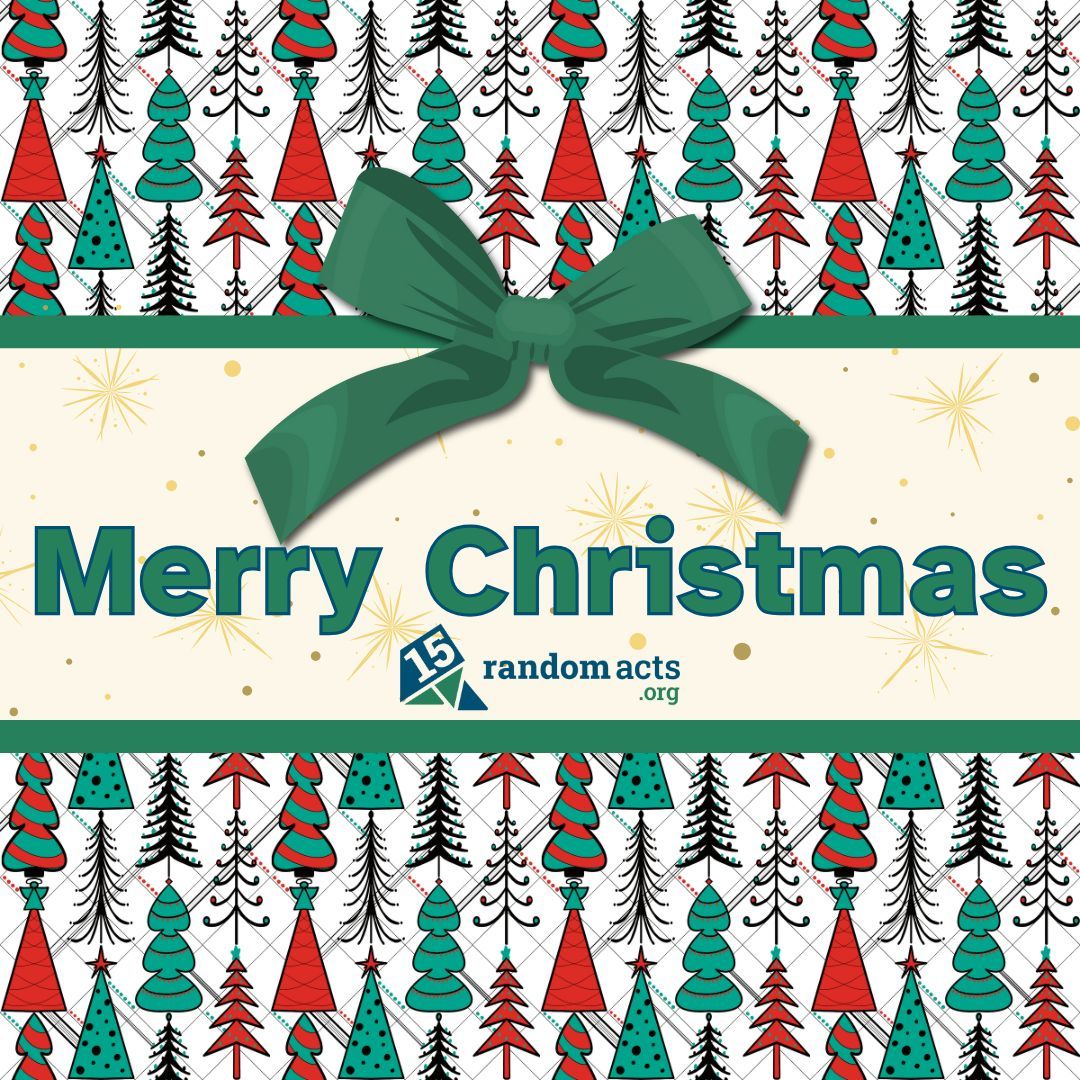 RandomActsOrg's tweet image. Merry Christmas! 🎄 Wishing all who celebrate the season love, joy, and peace.

Here’s to new beginnings in the year ahead!  #MerryChristmas #SpreadKindness