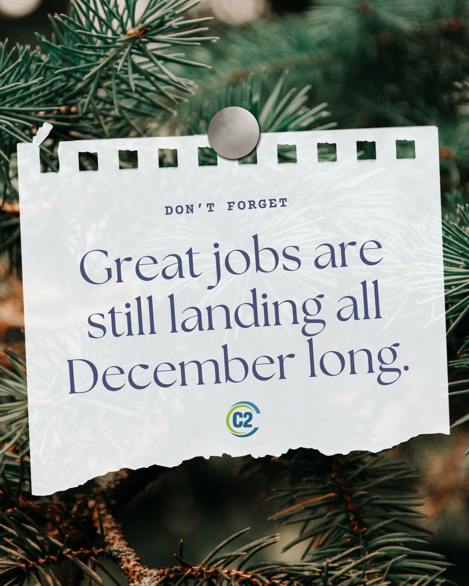 Stay available, stay visible, and let’s build something great together before the ball drops.