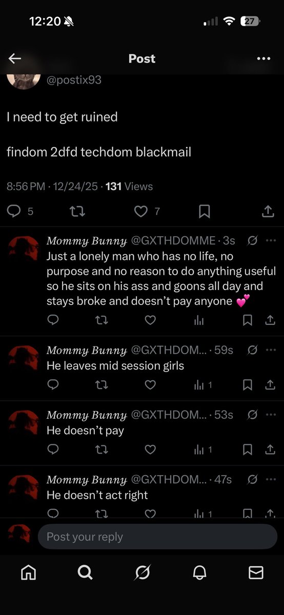 brxtmastermomo's tweet photo. @postix93 Not gonna go away dumbass https://t.co/Whbs2e5Sz8