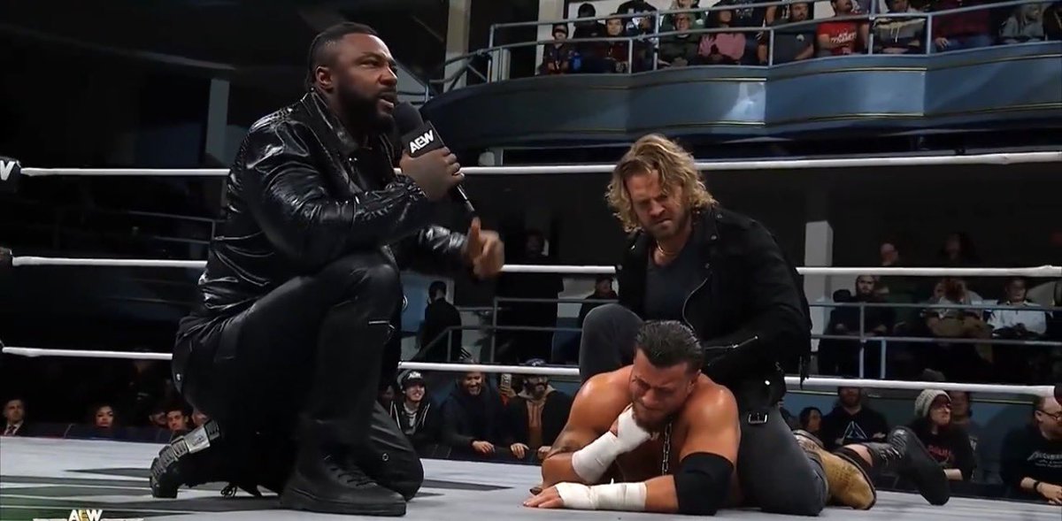 "You are a man that has power,  and that right there makes it a toxic combination for any man in this world. So, quite frankly, that makes you more of a Diddy than I'll ever be."

What is Swerve Strickland waffling about?😭