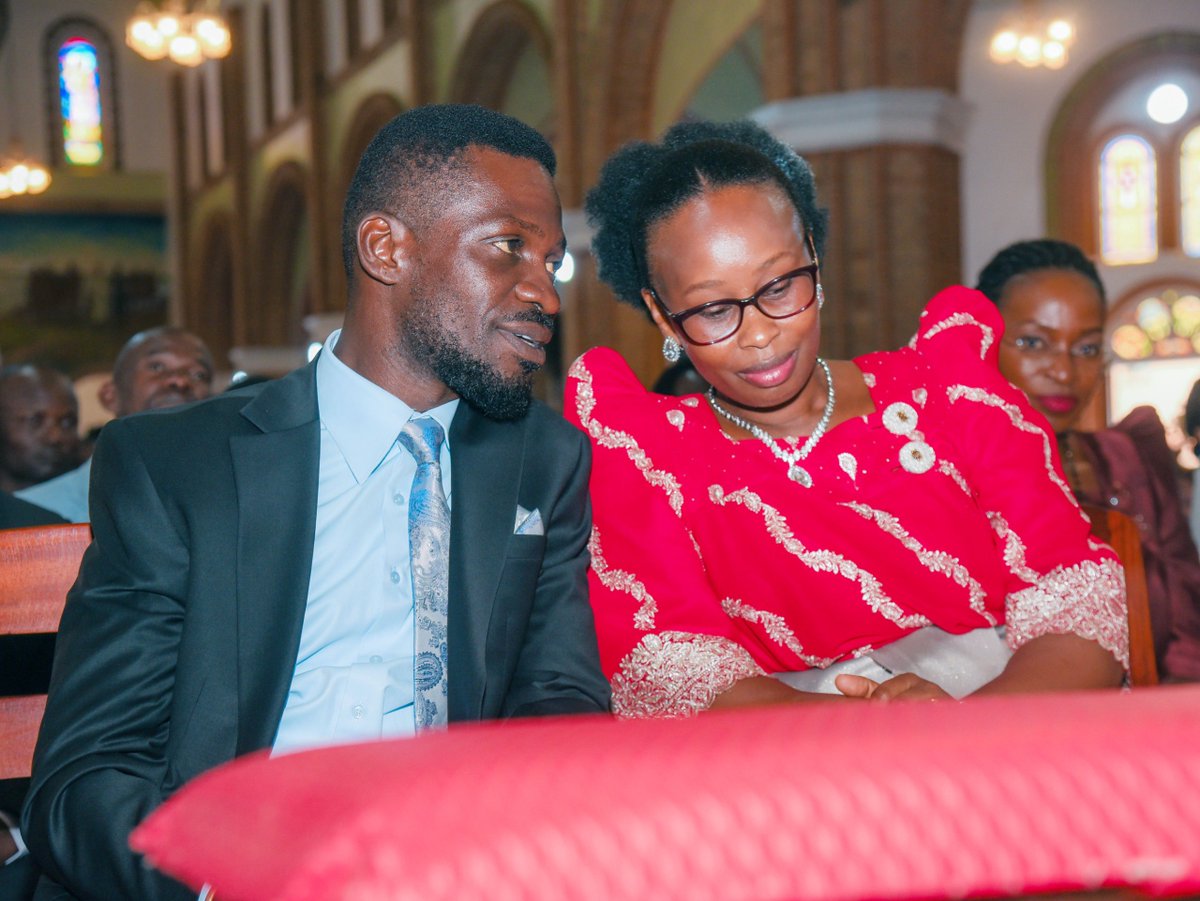 HEBobiwine's tweet photo. We celebrated Christmas mass today at Lubaga Cathedral with eminent citizens and leaders from all walks of life. We thank the Archbishop of Kampala Archdiocese His Grace the Most Reverend Paul Ssemogerere and the Katikkiro of Buganda Owek. Charles Peter Mayiga who both condemned the blatant violence against us by the police and military during the election campaign season. Merry Christmas comrades!