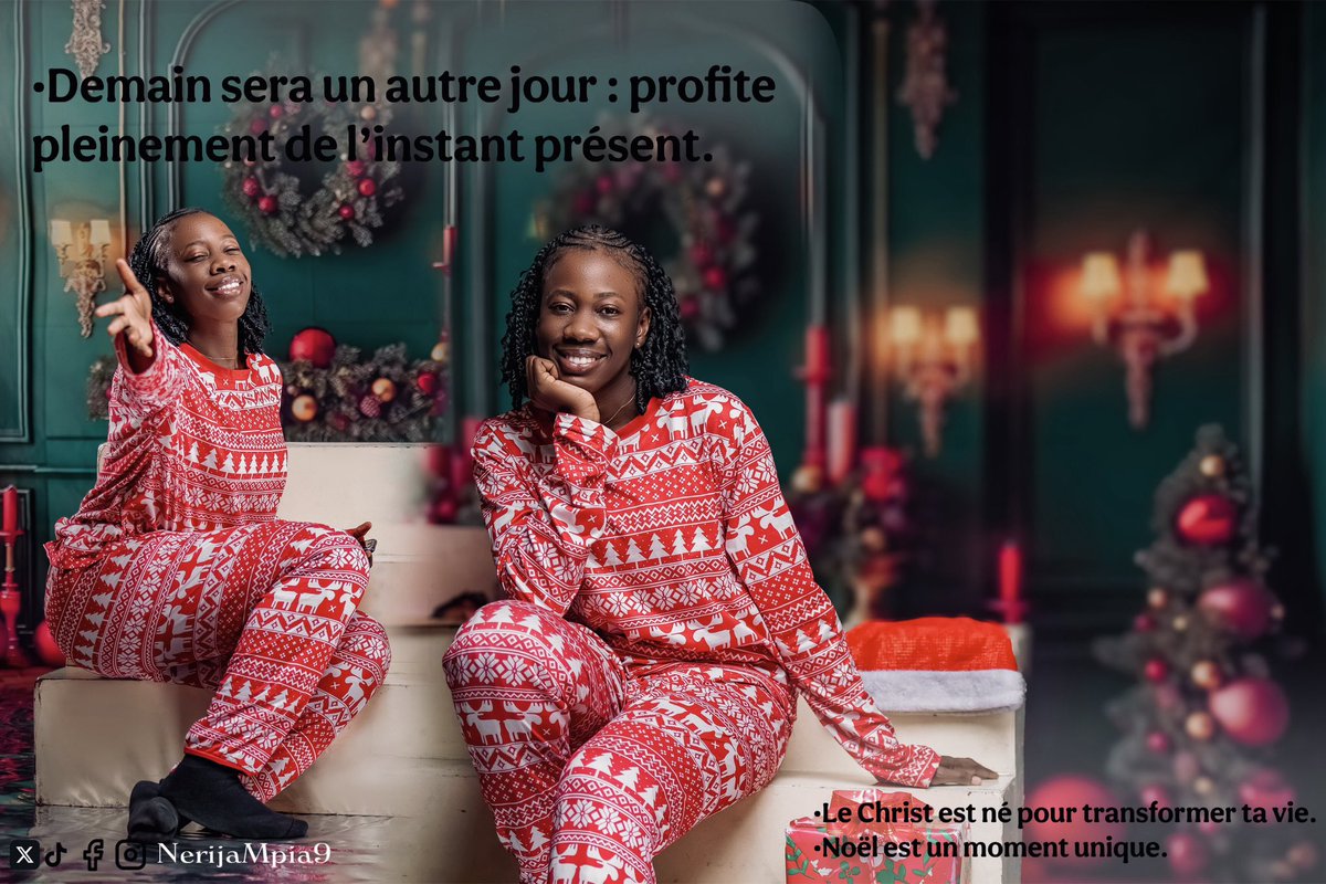 nerijampia's tweet photo. Noël, moment de fête et de partage. Pensons aux plus démunis et n’oublions pas de faire le bien autour de nous.
Joyeuses fêtes 🎉🎄🎅🎊de Noël à tous !

Essaie 9:6, et un message d’espérance, d’amour et de salut pour l’humanité 🥰🎉

#merrychristmas2025 #noelmagique #Christmas202 https://t.co/QOFEdDVJ1H