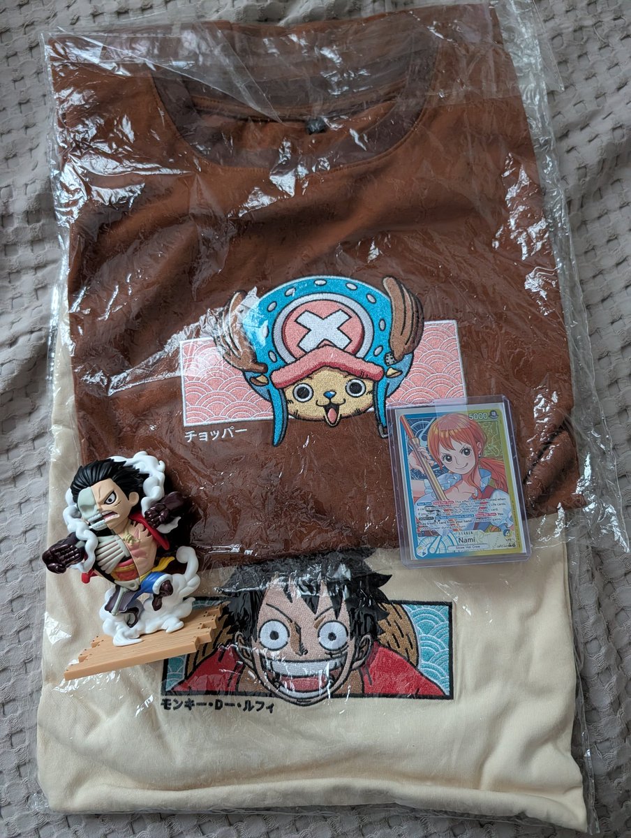 Everyone thinks I only love One Piece (it's all I talk about and I love the gifts 😀)