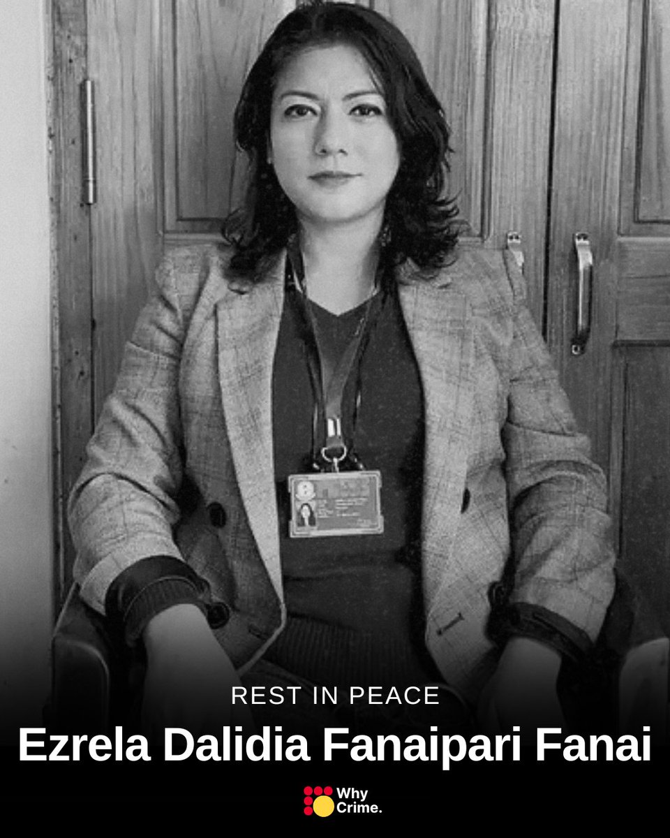 WhyNeews's tweet photo. Mizoram Journalist Ezrela Dalidia Fanaipari Fanai Found Dead in Aizawl.

Ezrela Dalidia Fanaipari Fanai (41) journalist from Mizoram was found dead in her rented apartment at Khatla, Aizawl on Christmas morning. https://t.co/7TYgfabmWW