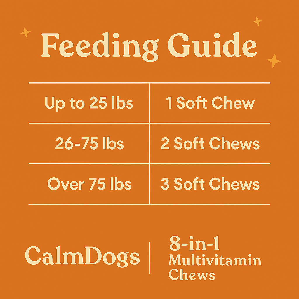 CalmShops's tweet image. Boost your dog's health with Calmdogs® 8-in-1 Daily Multivitamin Chews! Just £12.95 for a balanced blend of essential nutrients. Keep your pup healthy every day! 🐶✨ #DogHealth #Calmdogs calmshops.co.uk/products/calmd…