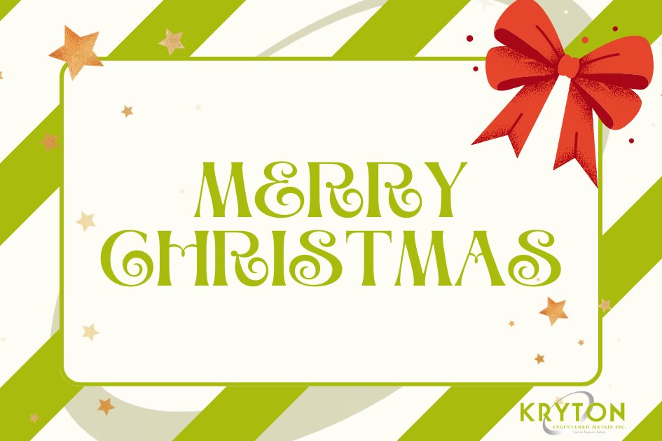 🎄 Wishing you a holiday filled with joy, peace, and time with loved ones. Merry Christmas from the KRYTON family!