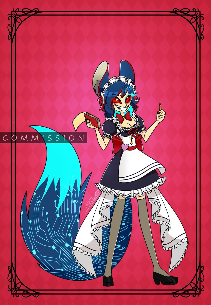 GDcool27's tweet image. HO HO HO! Vex and the Crew are Here to serve! OwO

THANK YOU TO @Solav46  For Commissioning these four awesome peeps! Look at em ready to show the hotel ,the V's Dedication UvU

*Full Body/ Rendered*     
*Vees/HH Maid and Butler Style* 
#Commission #HazbinHotel #HazbinHotelOC