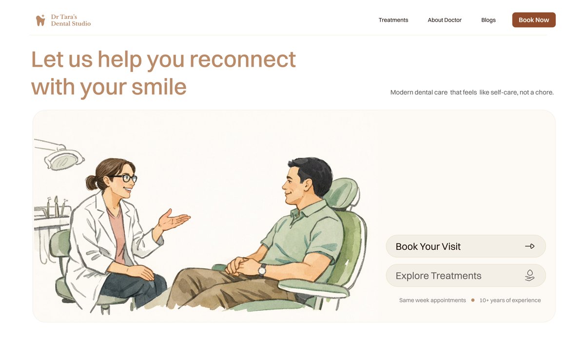 2 directions for a website. 

1: Anxiety-reducing 
2: Trust-building

It's always about making visitors feel understood over only making it look good.

Thoughts?