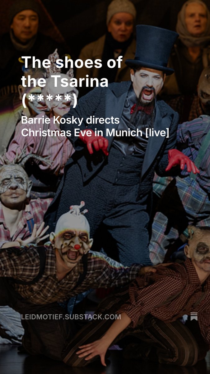 leidmotief's tweet image. leidmotief.substack.com/p/the-shoes-of… @bay_staatsoper #rimsky-korsakov