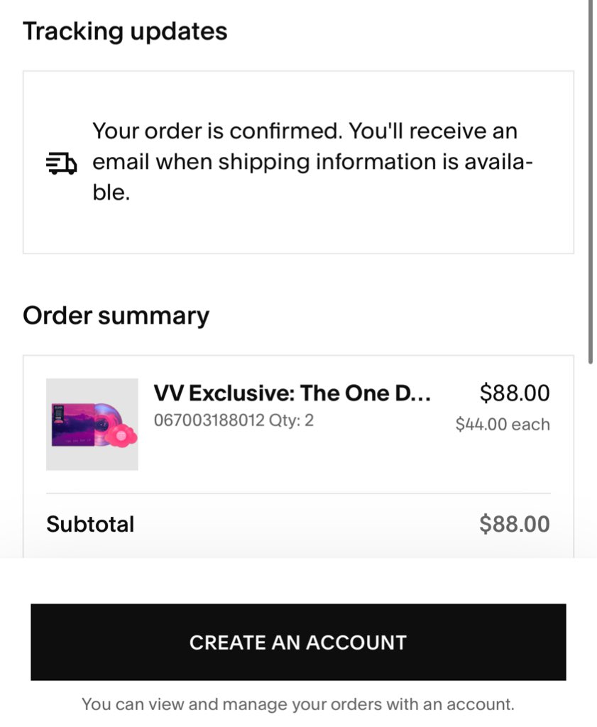 leanfst's tweet image. Siii lo compre!!! The One Day Vinyl (VV Exclusive) - Tate McRae ya sos mioooo.
Compre 2 por si alguien quiere el otro! 😏