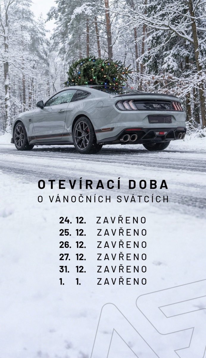 mateoheppner's tweet image. 🎅❄️ Stejně jako vy si užíváme vánoční chill, ale v hlavě už ladíme, co všechno nás čeká v novém roce.

Od 2. ledna zpátky na plný plyn! 
Termíny na leden (včetně testovacích jízd) mizí rychle – pište už teď 📩

Těšíme se na vás! 
Hezký zbytek Vánoc 🎄
#detailing #supercars…