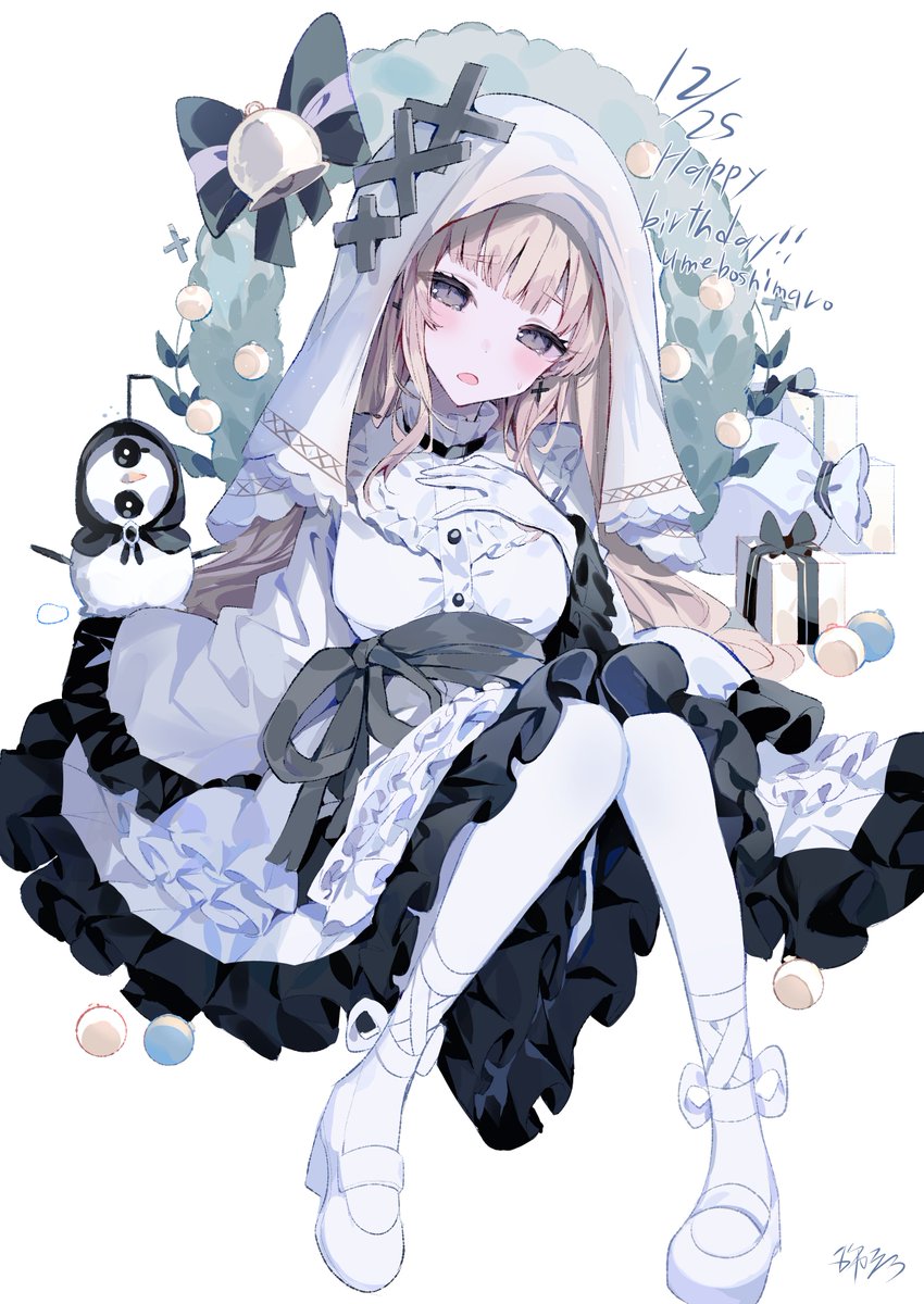 メルルお誕生日おめでとう🩶🎄🎁