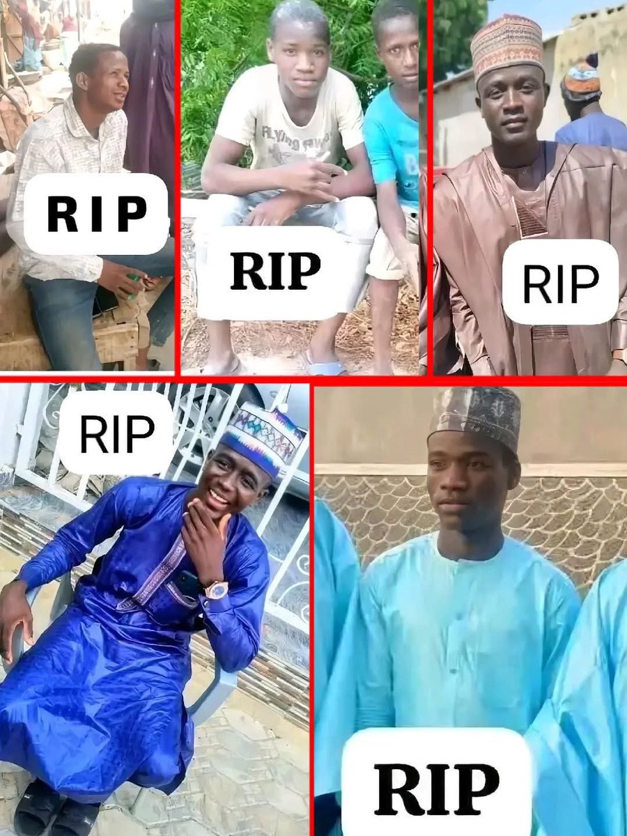 bapphah's tweet image. These faces belong to innocent Muslim who left their homes only to answer the call to prayer (Sallah). 
They went to worship their Creator, but instead met a cruel and unjust death in Maiduguri.

O Allah, envelop them in Your mercy and accept their martyrdom. Grant quick healing…