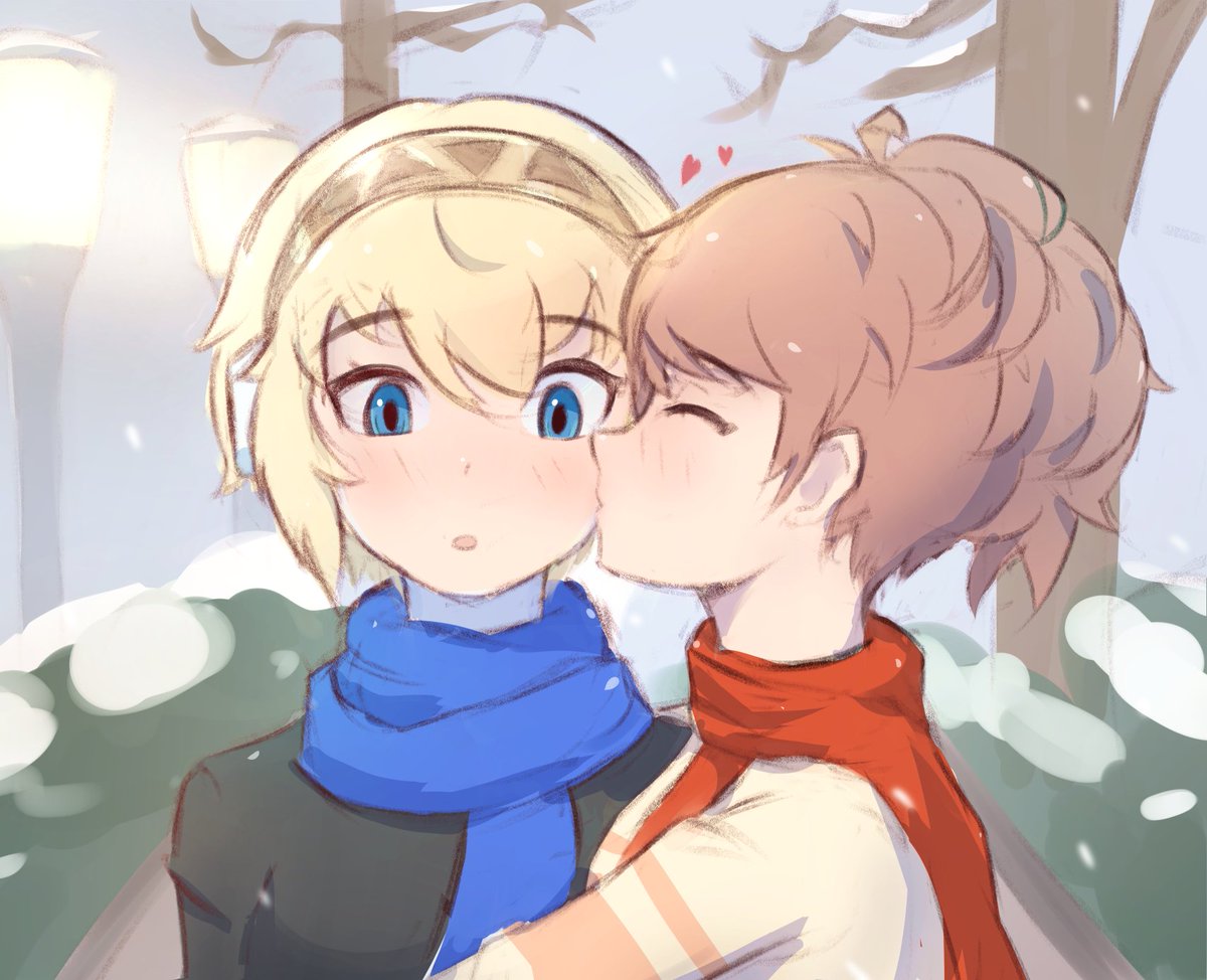 WeeviTori's tweet image. Aigis's christmas present &amp;lt;3