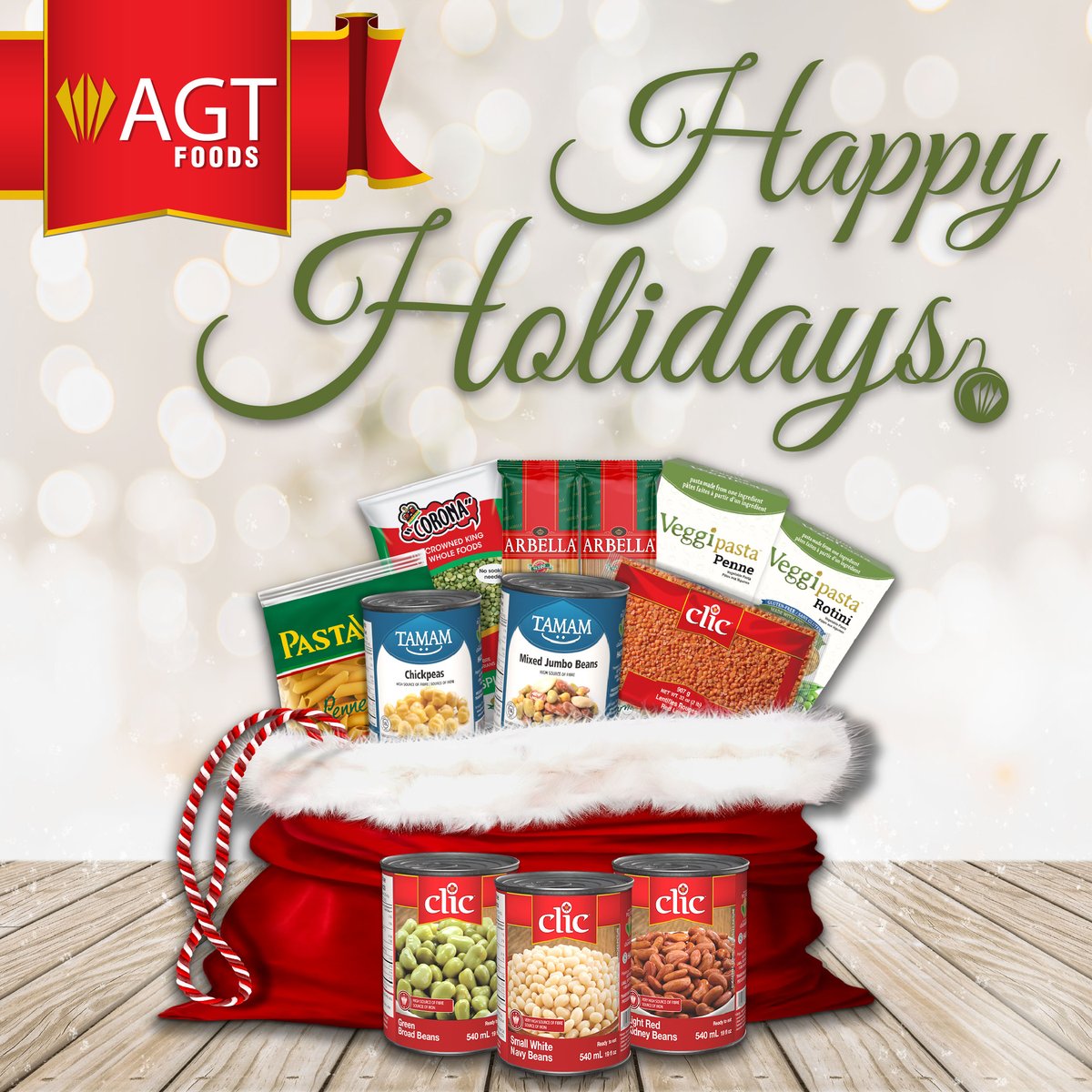 Happy holidays! The AGT Foods team wishes you a safe, joyous and bright holiday season.
#Xmas2025