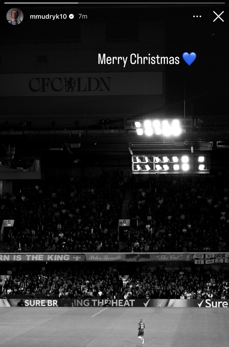 Mudryk via Instagram

i just miss my winger..