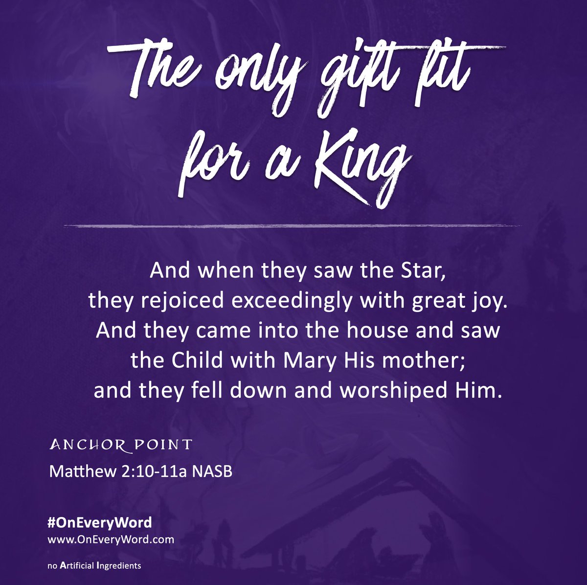 OnEveryWord's tweet image. 