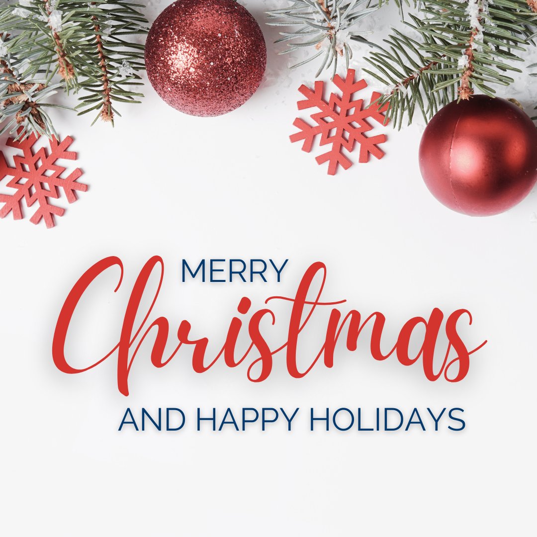 Wishing you and yours a Merry Christmas &amp; Happy Holidays!🎄

Grateful for your hard work, dedication, and support throughout the year. Have a safe, joyful and peaceful holiday season🎁