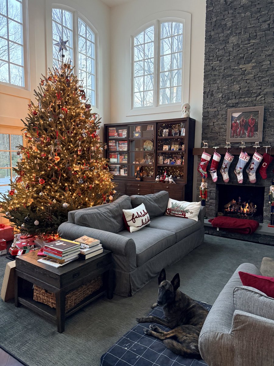 rossiadam's tweet image. Not too many years ago we would have been dragged out of bed three hours ago by excited kids.

Now it’s just me and the dog awake, with everyone else snoozing.

Young parents, I know it’s rough when the kids run in at 4:30am shouting “Santa was here!”, but you will miss it.