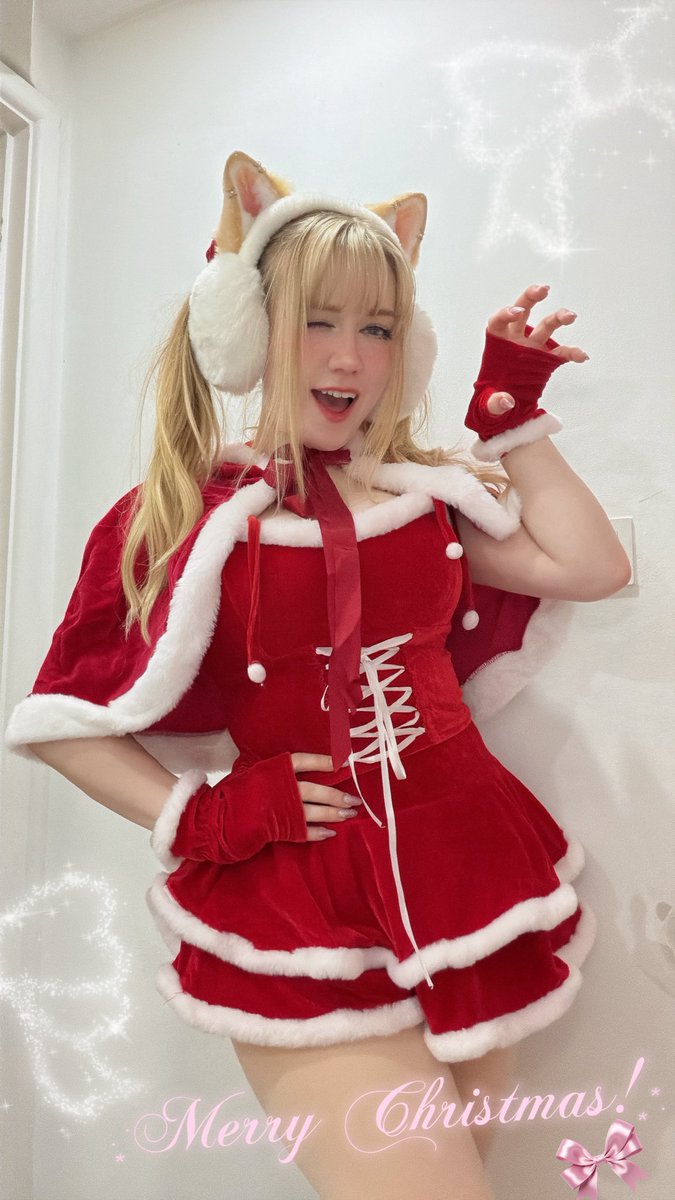 abipop's tweet image. Merry Christmas you cuties!!! 🥹💓❄️❣️ Thank you for always supporting me &amp;amp; my content!! ʕ•ᴥ•ʔ