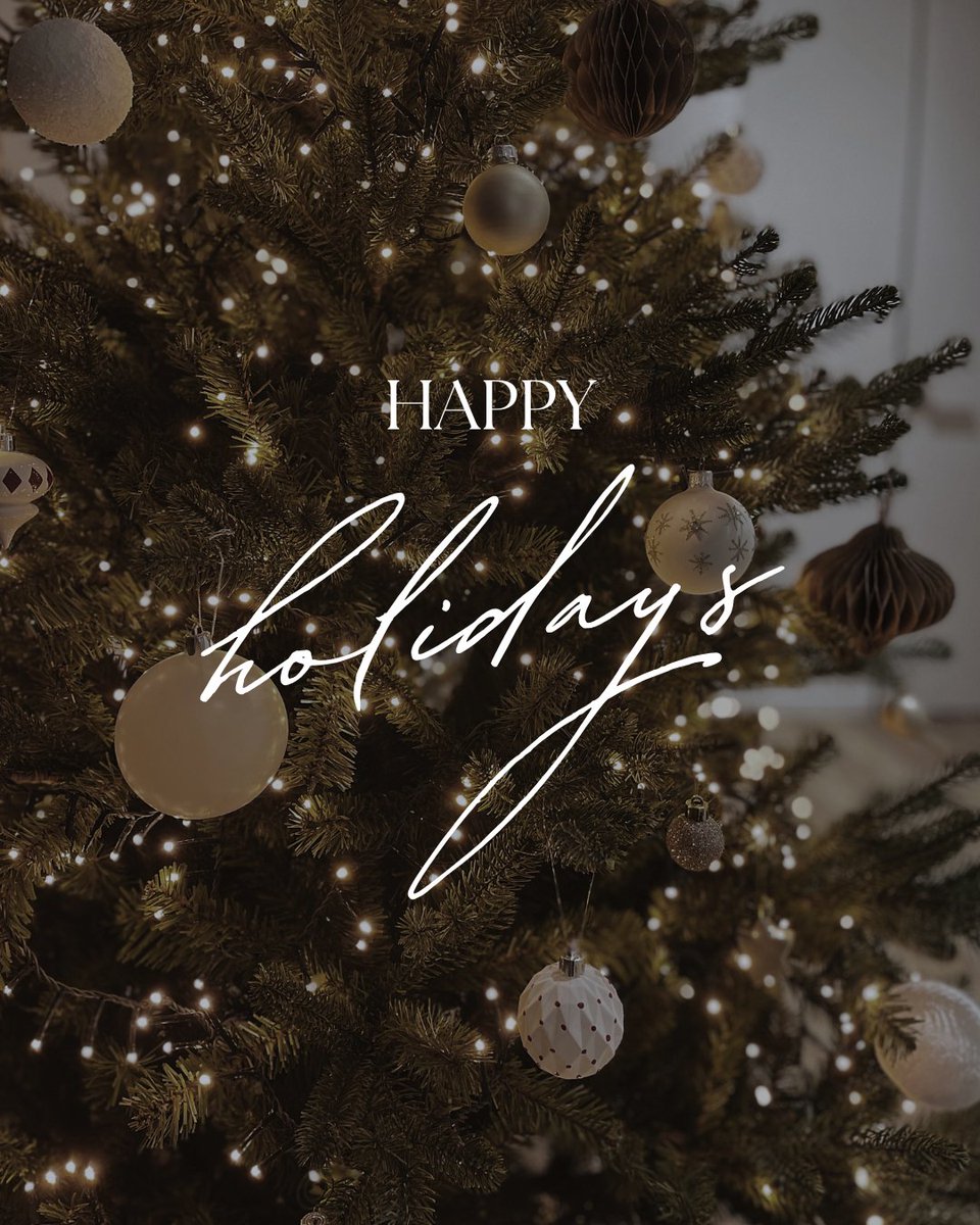 ✨ Wishing you all a season filled with warmth, joy, and all the magic that the holidays bring. Whether you're cozying up by the tree, enjoying time with loved ones, or simply soaking in the holiday cheer, we hope your days are merry and bright! 🌟🎄

Happy Holidays! 🎁💫