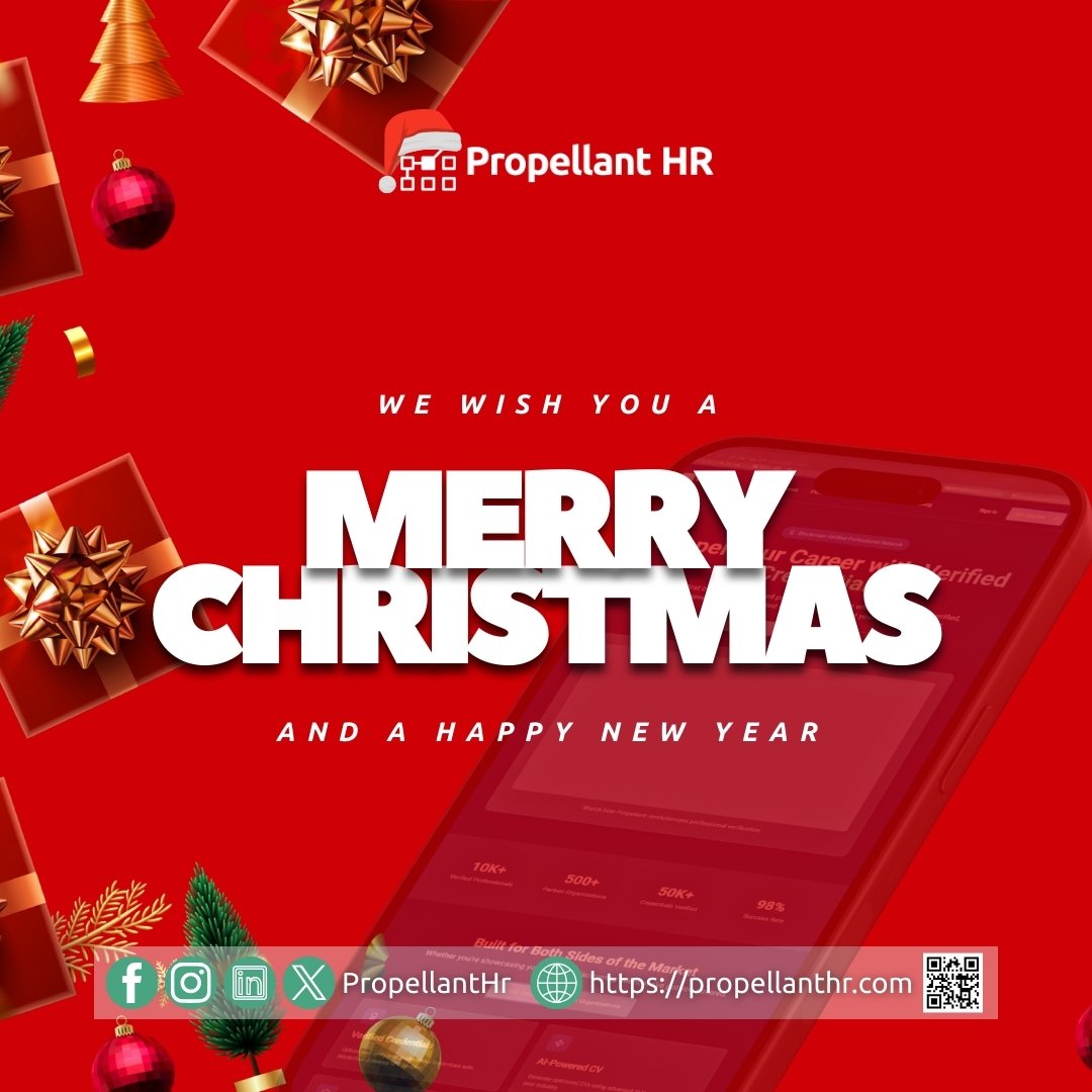 PropellantHR's tweet photo. 🎄 Merry Christmas from Propellant HR! 🎄
This season, we celebrate the people who make growth possible; the teams, talents, and partners who keep pushing forward with purpose. https://t.co/MwEukOIqnn