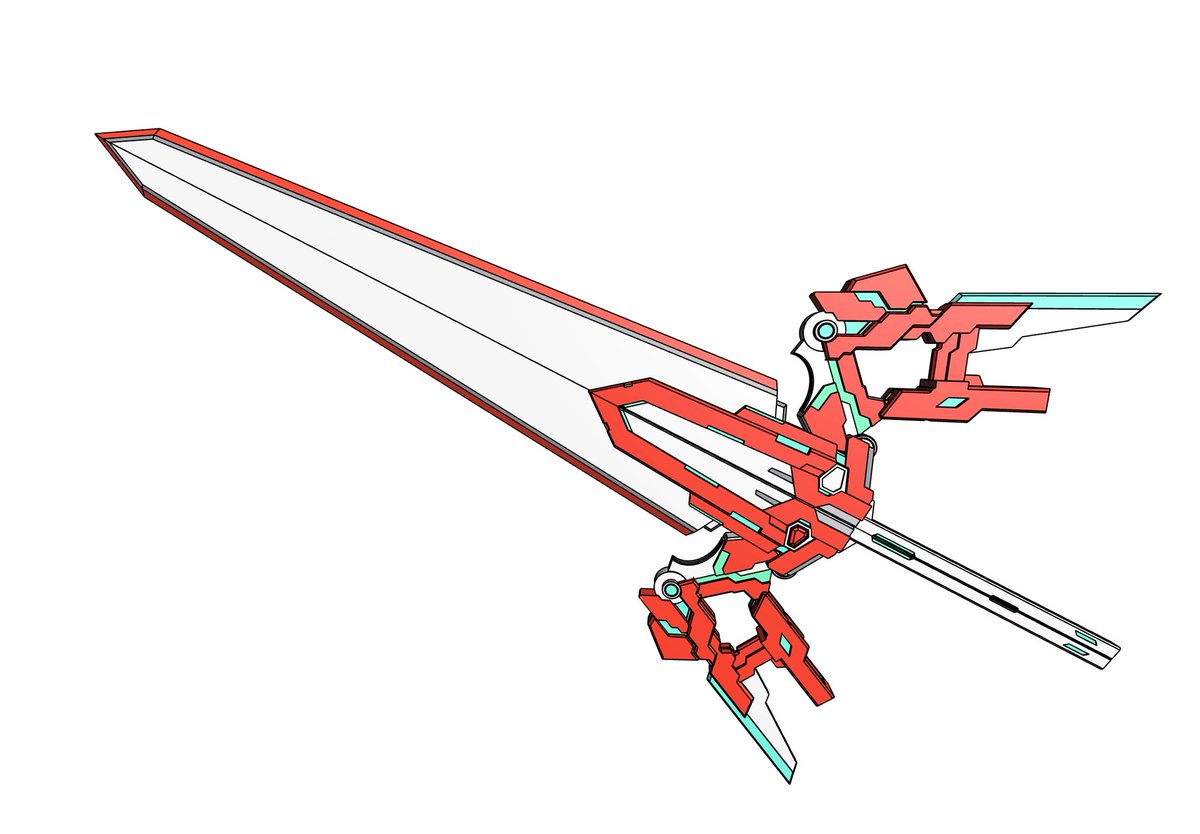 個人依頼で製造させて頂いたよその子ウェポン。
二振りの双剣で合体して大剣になったり、モードチェンジで赤くなるとのオーダーで楽しく作らせて頂きました! 