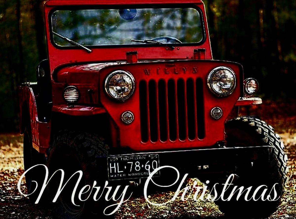 Merry Christmas 2025! Wishing you and yours a very Merry Christmas! #merrychristmas
..............
#jeep #jeeplife #thursday #legendary1941