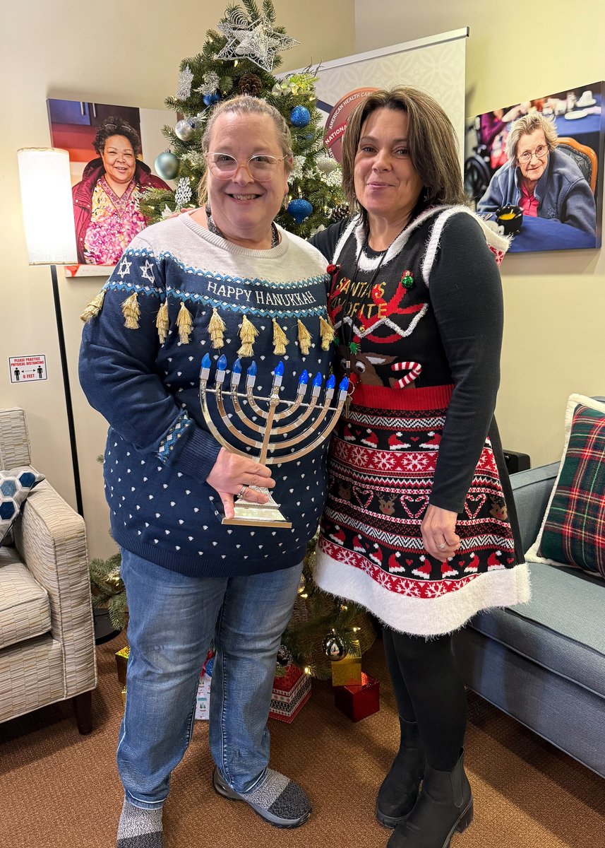 NextStepHC's tweet image. Happy Holidays from Fitchburg Healthcare! 🩵 ❄️🎄💚 #HappyHolidays #holidays #team