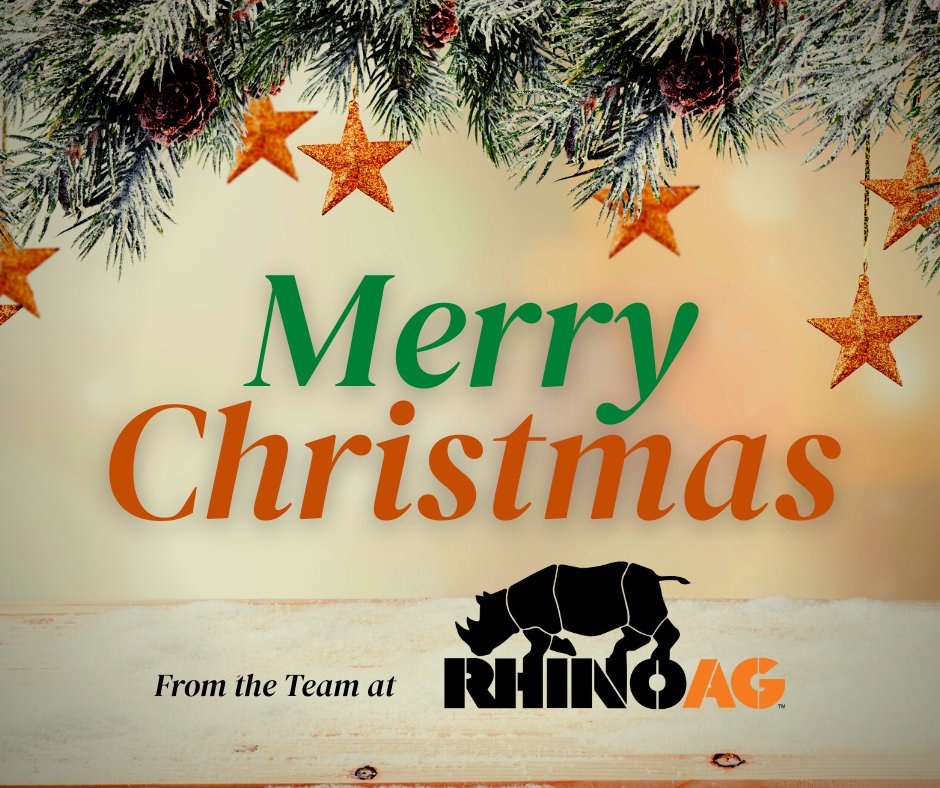 rhinoag's tweet photo. This Christmas, we’re especially grateful for the farmers, landowners, dealers, and communities who rely on RhinoAg year after year. Thank you for trusting equipment that’s built to work as hard as you do. 

From our RhinoAg family to yours—Merry Christmas! https://t.co/RSizI9meSJ