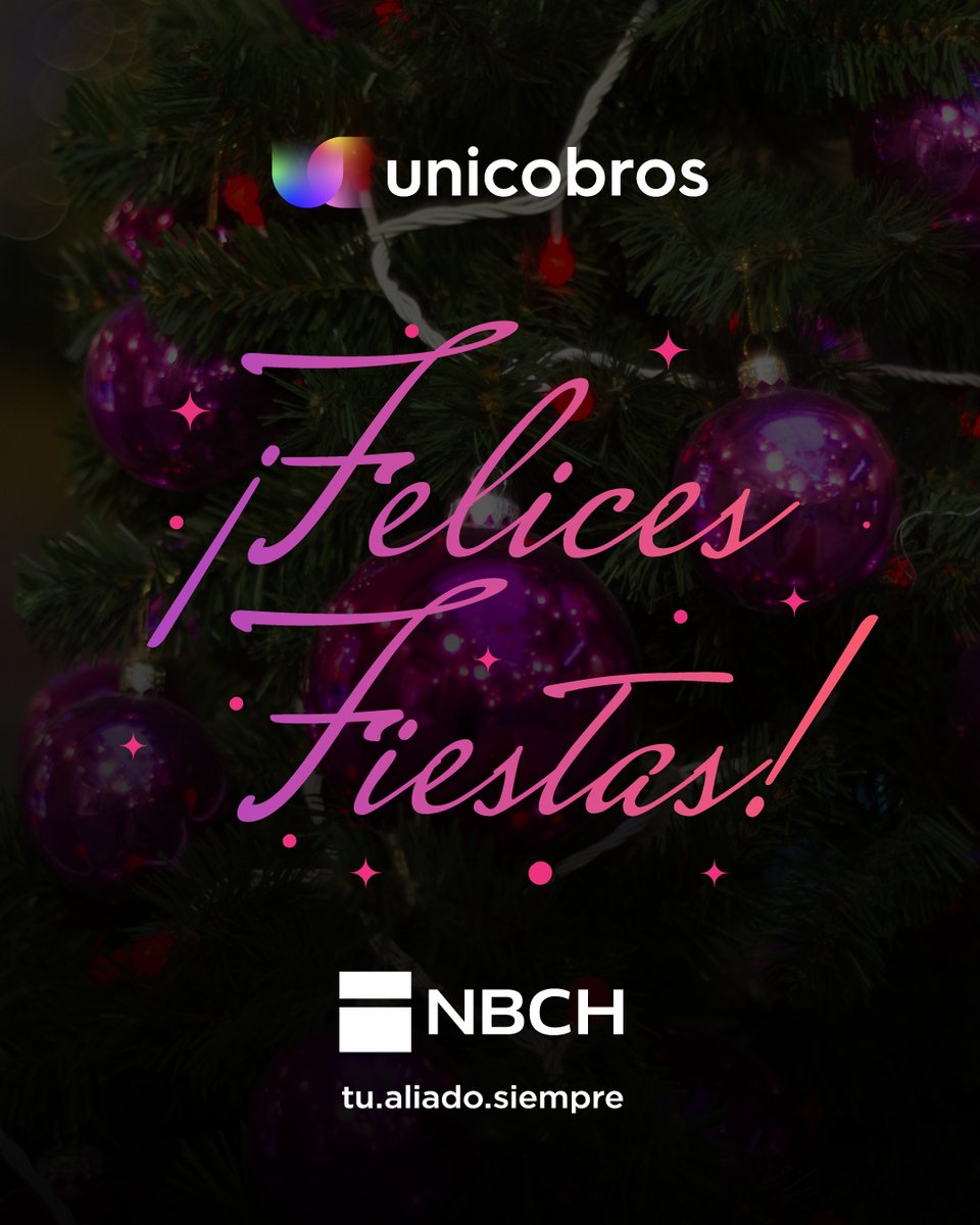 🎄✨ En estas fiestas, celebramos lo que construimos juntos

Desde Unicobros, acompañamos a cada comercio que confía en nosotros para seguir creciendo, simplificando sus cobros y potenciando su negocio día a día.

💜 Sigamos creciendo juntos.