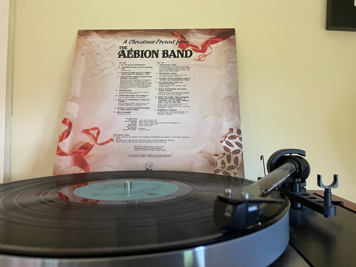 Obscure but good Christmas #vinyl    This copy was literally a Christmas present from a band member, bought at auction a couple of years ago.