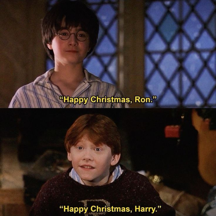 cinevow's tweet photo. Don't forget that Ron decided to stay at Hogwarts to be with Harry on his first Christmas. 🎄 https://t.co/IWgqcKxlEh