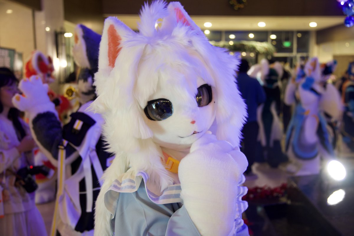 This is my favorite photo taken at WFF!!😋💖
📸：<a href="/luomiiii70043/">luomiiii</a> 
#FursuitEveryday #furry #fursuit #fursuitmaker