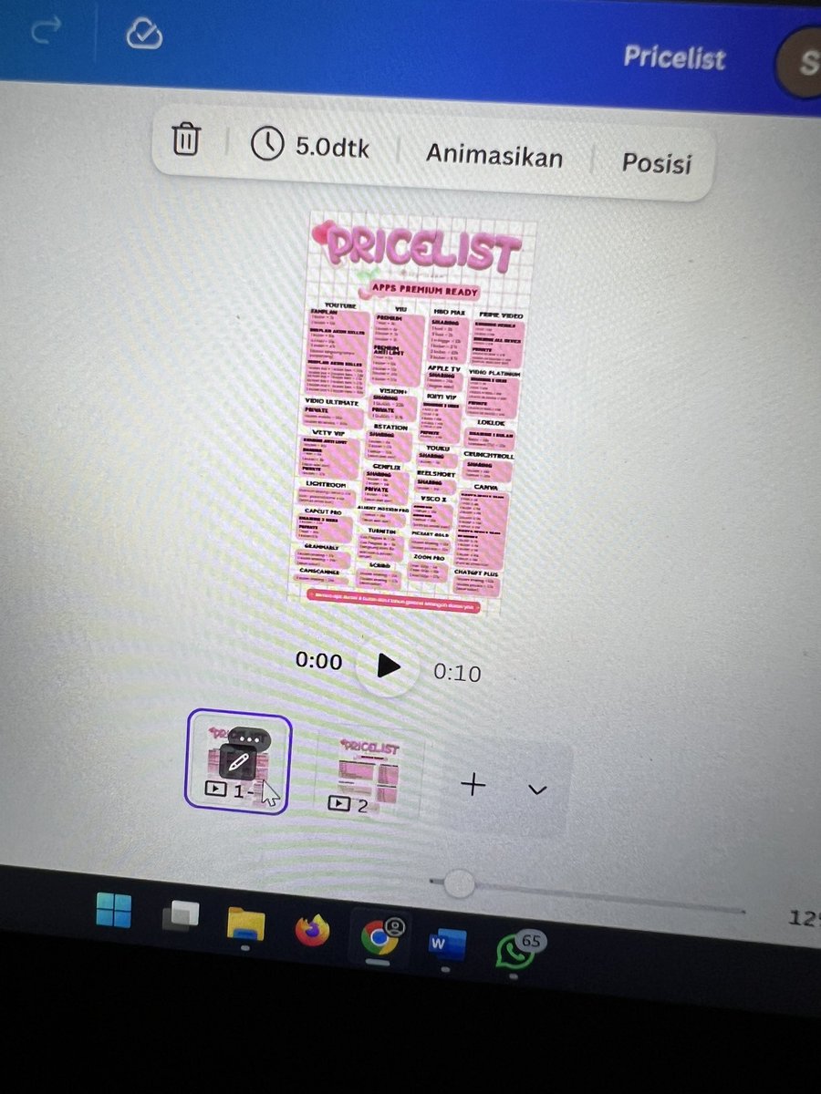 sofiellaa128270's tweet photo. haloo guyss, aku juga bisa buat PL seperti ini, 2 slide cuma 25k
#zonauang #canva #design 
besok aku open yahhh https://t.co/XNl00lUfIa